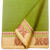 Olive Green Chettinad Cotton Saree