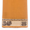 Raw Sienna Colored Chettinad Cotton Saree