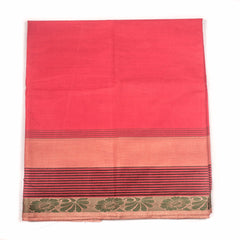 Indian Red Chettinad Cotton Saree