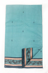 Glacier Blue Chettinad Cotton Saree