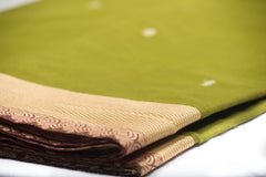 Crete Green Chettinad Cotton Saree