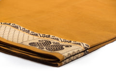 Raw Sienna Colored Chettinad Cotton Saree